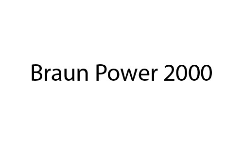 Braun Power 2000 ,Gerüstbau, Security